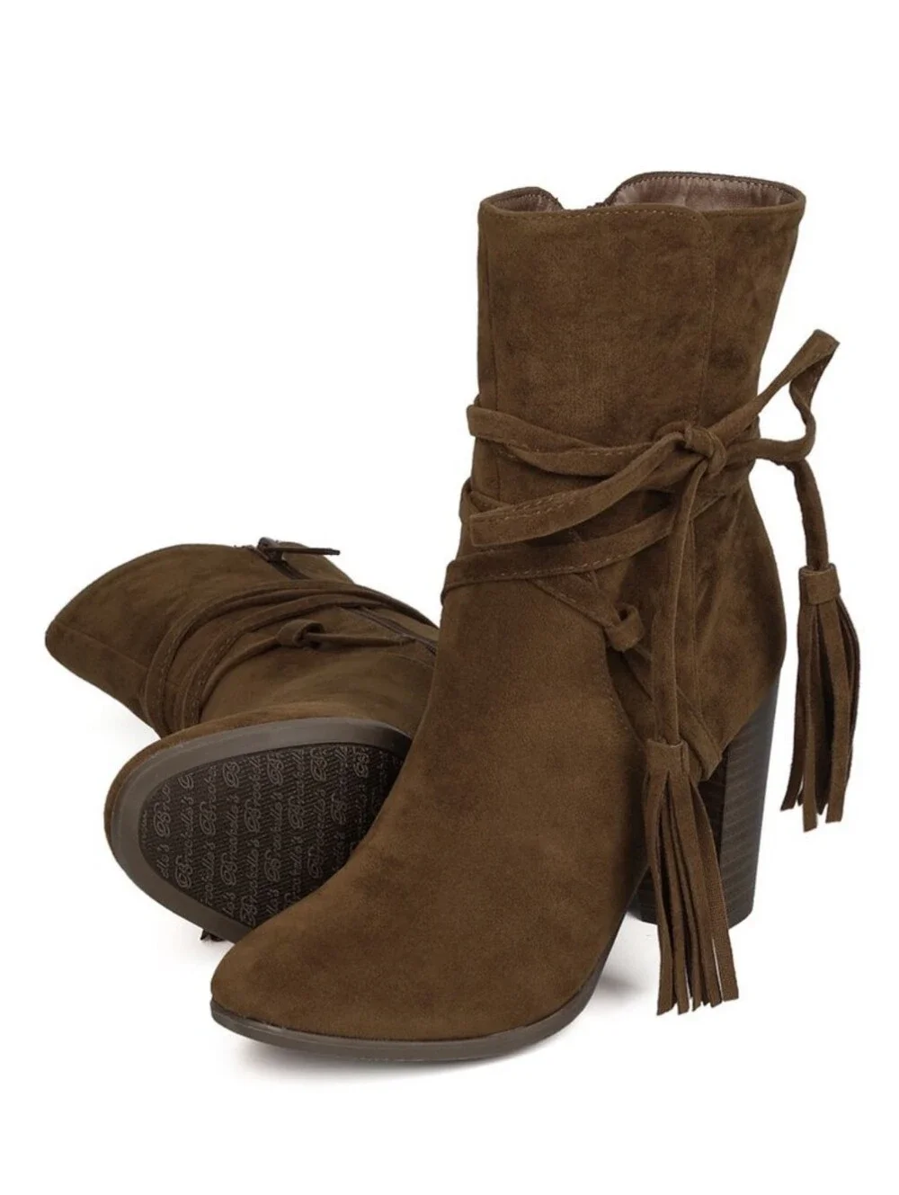 Breckelles | Hilary Faux Suede Booties
